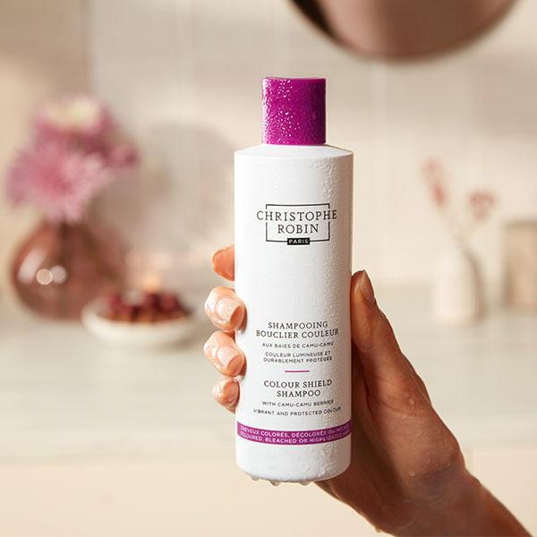 Immagine prodotto Christophe Robin Shampoo Scudo Colore con Bacche di Camu Camu (250 ml, Shampoo liquido)
