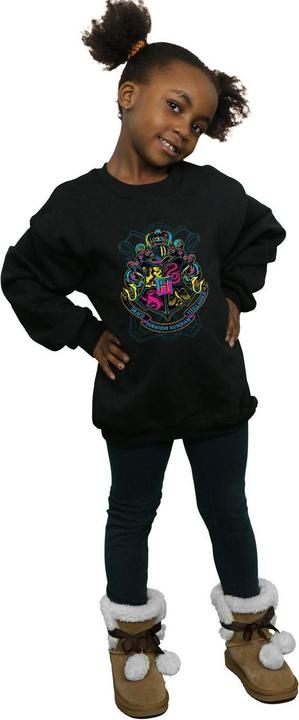 Image du produit - Sweat NEON HOGWARTS CREST - Fille (128)