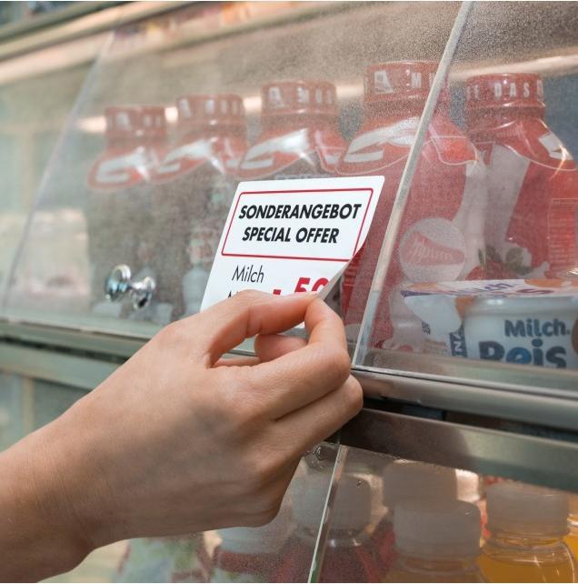 Actual product image HERMA Weatherproof labels A4 removable