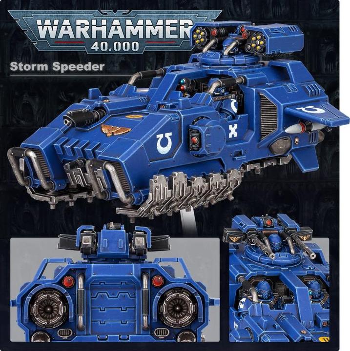 Actual product image Games Workshop Space Marines - Storm Speeder (Plastic)