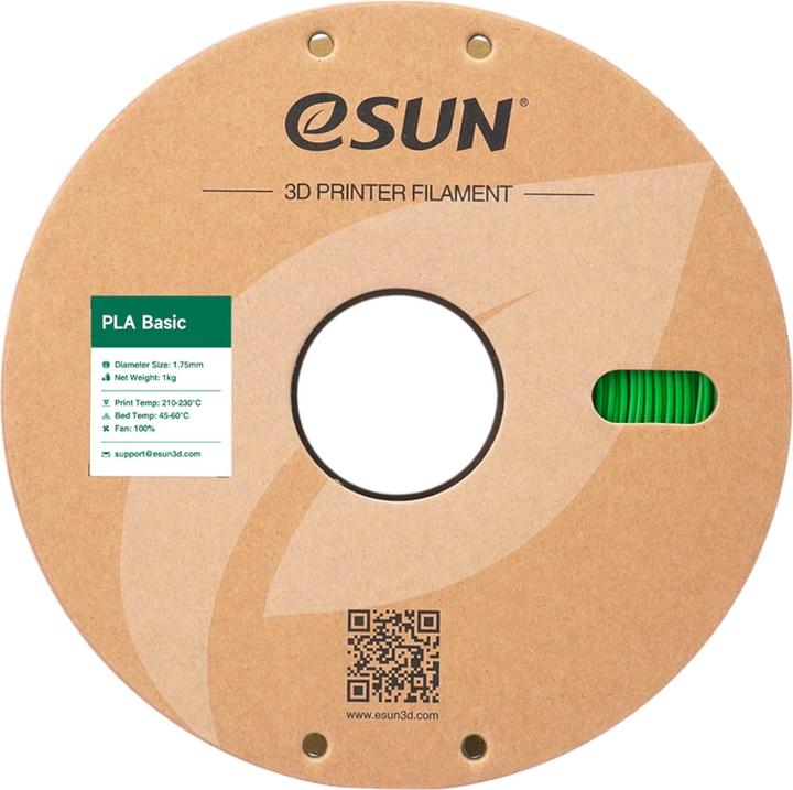 Actual product image eSUN PLA BASIC 1,75mm GREEN 1kg (PLA, 1.75 mm, 1000 g, Green)