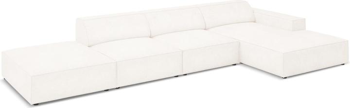 Image du produit Micadoni Bouclé Canapé D'Angle Droit, "Jodie", 5 Places, 341x166x70Fabriqué en Europe (Canapé d'angle)