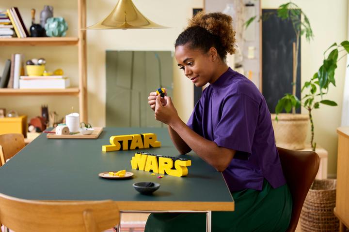 Actual product image LEGO Star Wars™ logo made from bricks (75407, LEGO Star Wars)