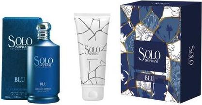 Immagine prodotto Luciano Soprani Soprani Solo Blu Eau De Toilette 100 Ml + Shower Gel 200 Ml