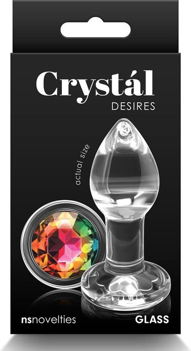 Actual product image NS Novelties Crystal Desires - Rainbow Gem - Small-(nsn-0719-41)