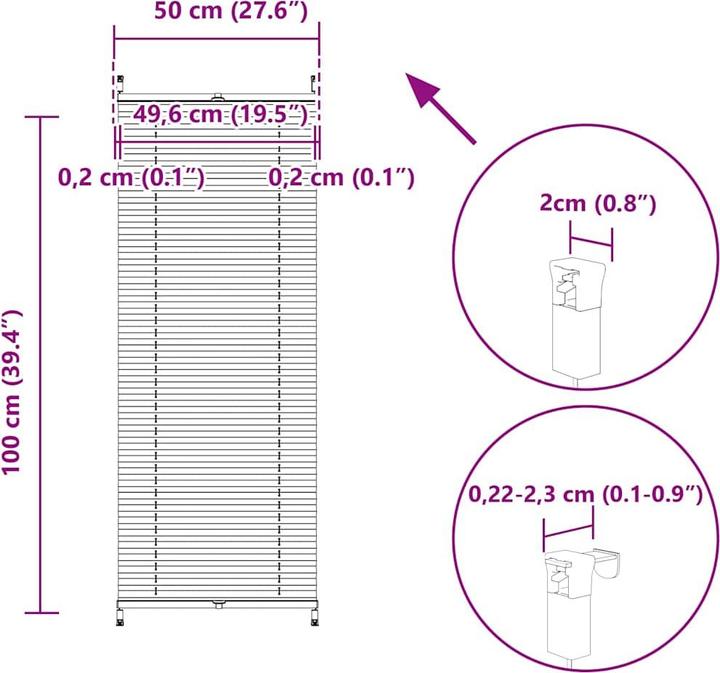 Produktbild VidaXL Dionis (50 x 100 cm)