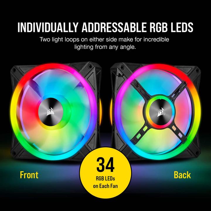 Image du produit Corsair iCUE QL140 RGB (140 mm, 1 x)