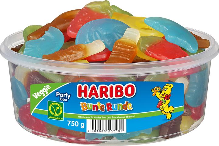 Produktbild Haribo Bunte Runde Veggie > 750 g Ds (750 g)