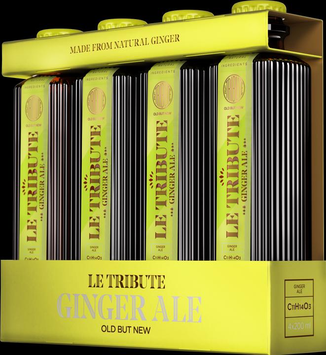 Actual product image Le Tribute ginger ale (4 x 20 cl)