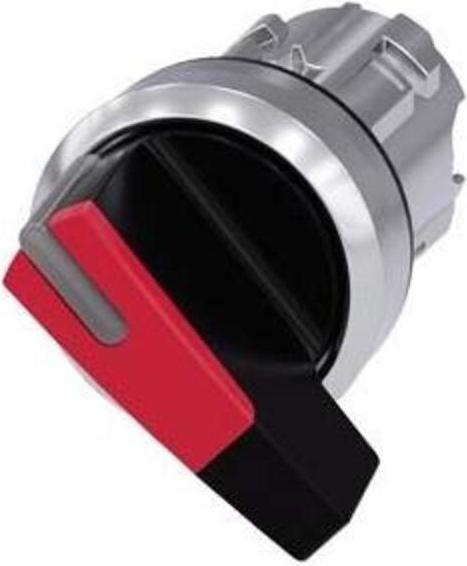 Produktbild Siemens Knebelschalter 22mm rund rot 3SU1052-2CF2