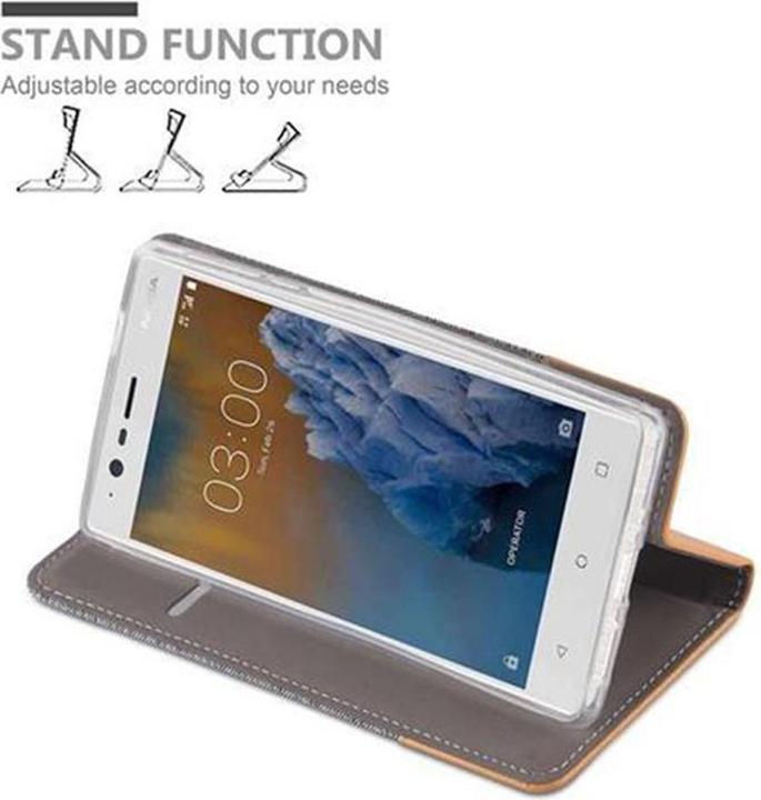 Produktbild Cadorabo Jeans Book Hülle (Nokia 3)