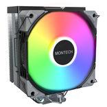 Immagine prodotto Montech NX400 Black CPU-Kühler, ARGB - 120mm, schwarz