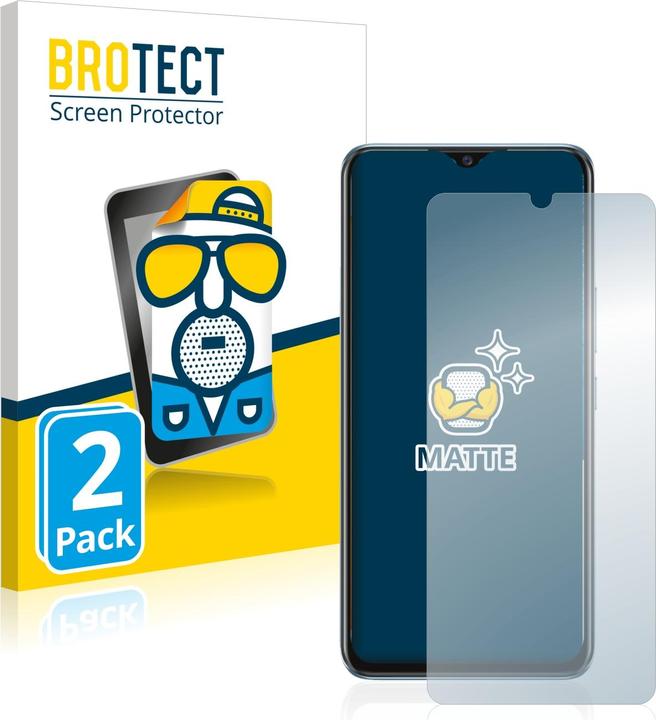 Image du produit BROTECT Film de protection antireflet Protection d'écran mat (2 pièce(s), Vivo Y70)