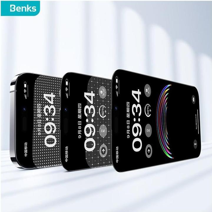 Actual product image Benks iPhone 15 Plus AR Shield Antireflective Bulletproof Glass (1 Piece, Apple iPhone 15 Plus)
