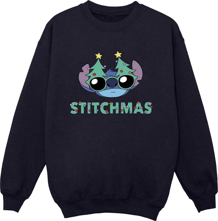 Disney Lilo & Stitch Stitchmas Glasses Sweatshirt (4XL)