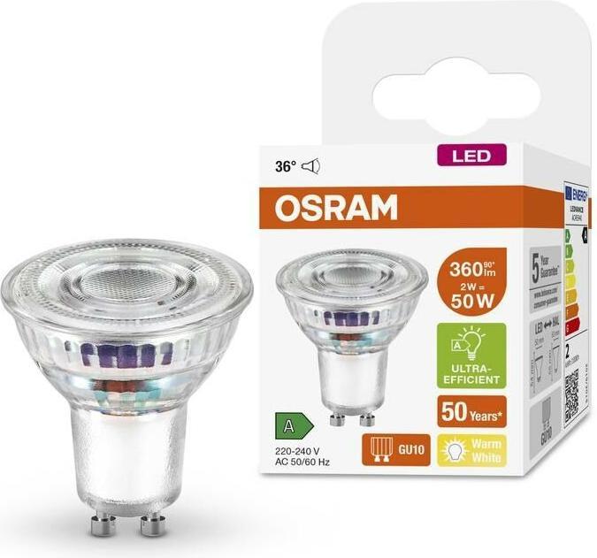 Actual product image Osram Reflektorlampe (GU10, 2 W, 360 lm, 1 x, A)