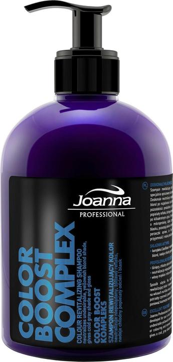 Joanna Professional - Shampoo rivitalizzante Color Boost Complex 500G (Shampoo liquido)