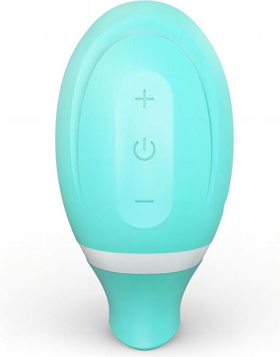 Actual product image Tracy's Dog TF 2 in 1 Clitoral Vibrator - Turqoise