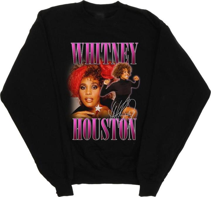 Actual product image Whitney Houston Mens Signature Homage Sweatshirt (3XL)