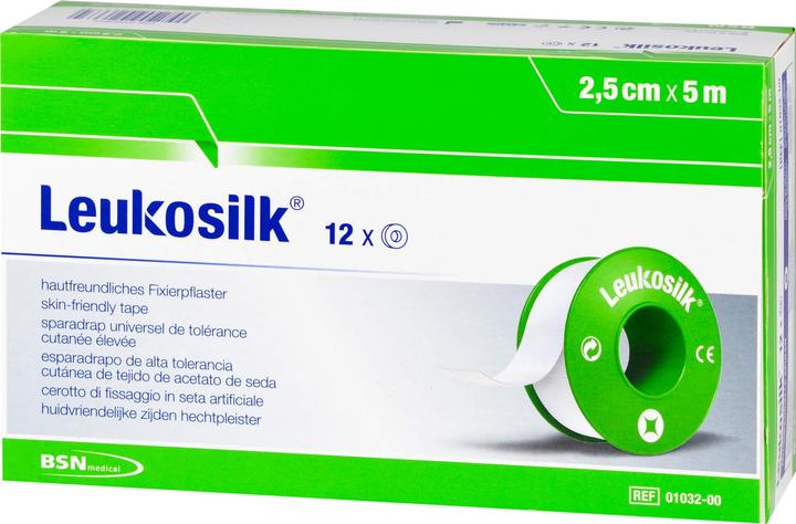 Produktbild BSN LEUKOSILK 5MX2,5CM, 12 St PFL (12 x)