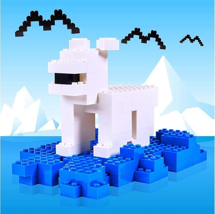 Produktbild Simba Blox 500 blaue 8er Steine lose