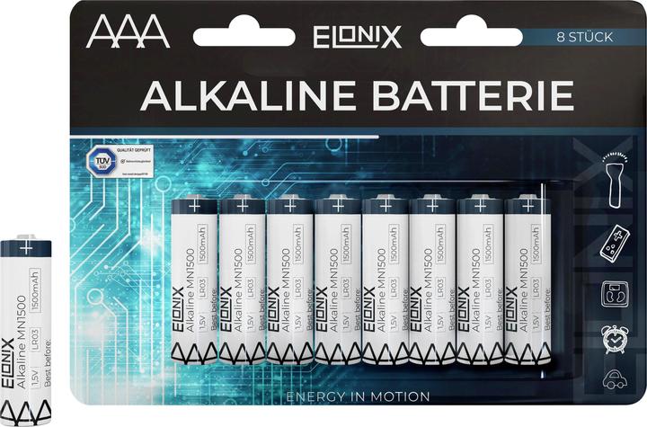 Actual product image Lipo Battery pack of 8 AAA (8 pcs., AAA)