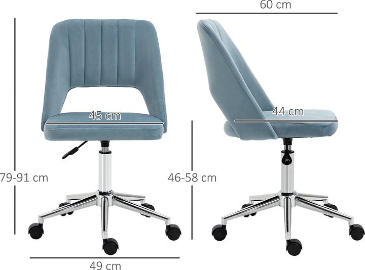 Produktbild Vinsetto Bürostuhl moderner Stil, drehräder, High-End-Gaslift