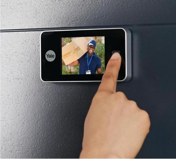 Productafbeelding Yale YA-05001432-5511 - Digitale Deurspion DDV 500, 3,2kwot Scherm Zwart (Digitaal)