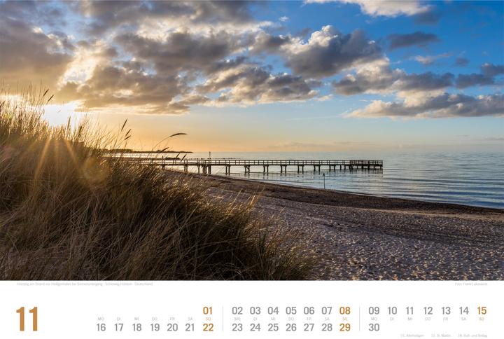 Produktbild Ostsee - von Flensburg bis nach Usedom - ReiseLust Kalender 2026 (45 x 33 cm, Harter Einband, Deutsch)