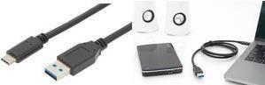 Produktbild Digitus USB C – USB A (1 m, USB 3.1)