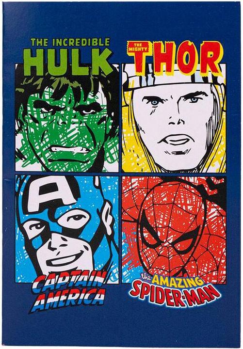 Produktbild Papierwaren-Set The Avengers Blau