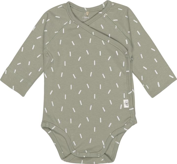 Lässig Langarm-Body Speckles Olive
