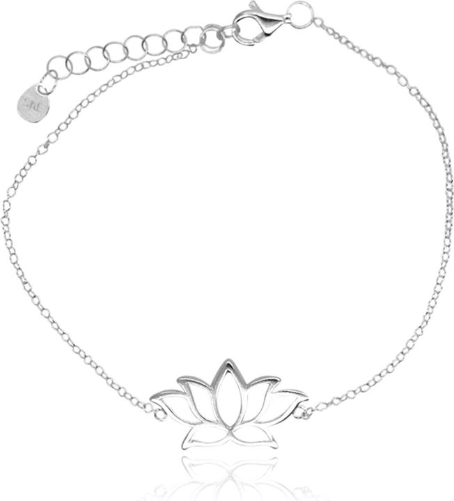 Leyda Armkette Lotus (19 cm, Silber 925)