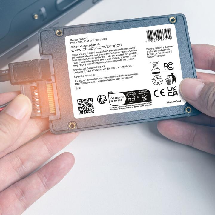 Image du produit Philips Internal SSD 250GB 2.5 SATA III S130 Ultra Speed (250 Go, 2.5")