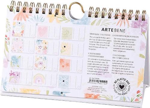 Immagine prodotto Artebene Il più bel calendario di compleanno (18 x 12 cm, Nessuna rilegatura)