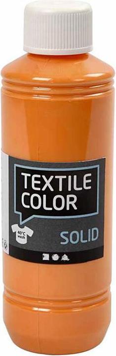 Creativ Company Colore Tessile Vernice Tessile Opaca - Arancione, 250 ml (Arancia, 250 ml)