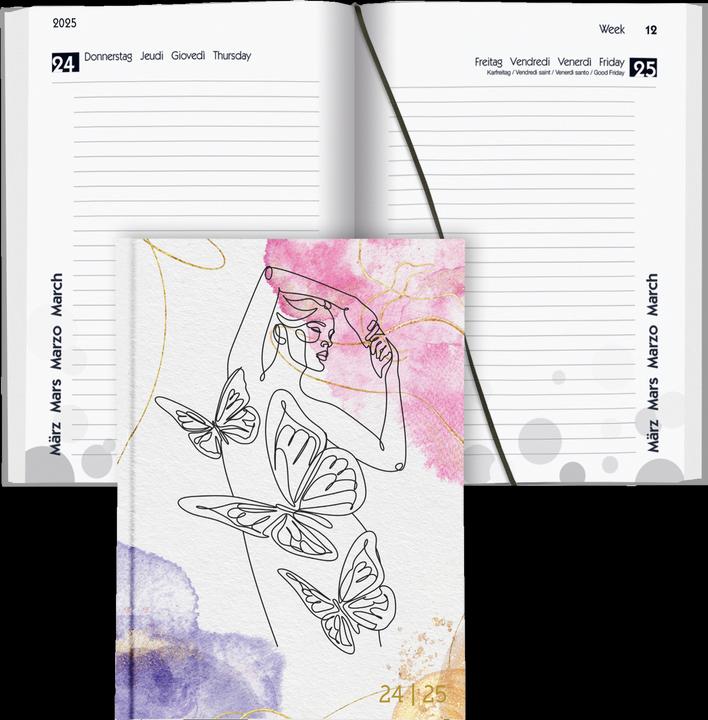 Produktbild Biella Schüleragenda mydiary (12 x 16.5 cm, Deutsch, Multilingual)