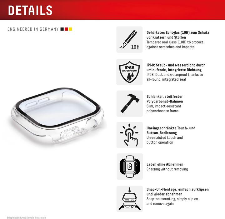 Produktbild Displex Full Body Schutzglas, Full Body Watch Glass