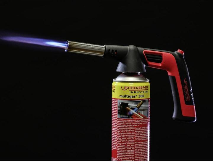 Produktbild Rothenberger Industrial RS 300 Brenner Aufsatz Piezo 180-360 °C Drehung/Über Kopf Lötbrenner für Mul