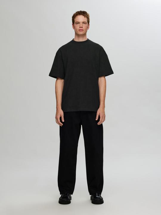 Produktbild Selected Homme Relaxed Fit Waffelmuster T-Shirt (S)