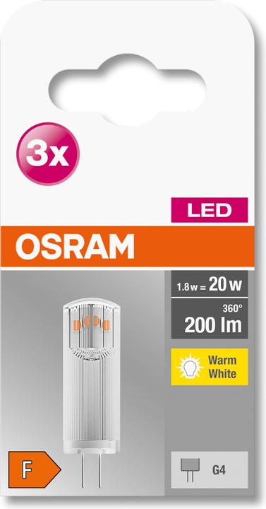 Produktbild Osram Led Base Pin G4 (G4, 1.80 W, 200 lm, 3 x, F)