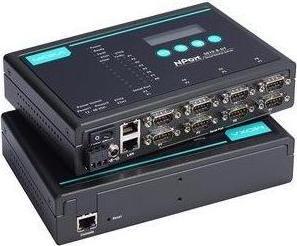 Immagine prodotto Moxa 8-Port RS-232422485 Desktop-Geräteserver mit DB9-Steckern, 48 VDC Stromversorgung