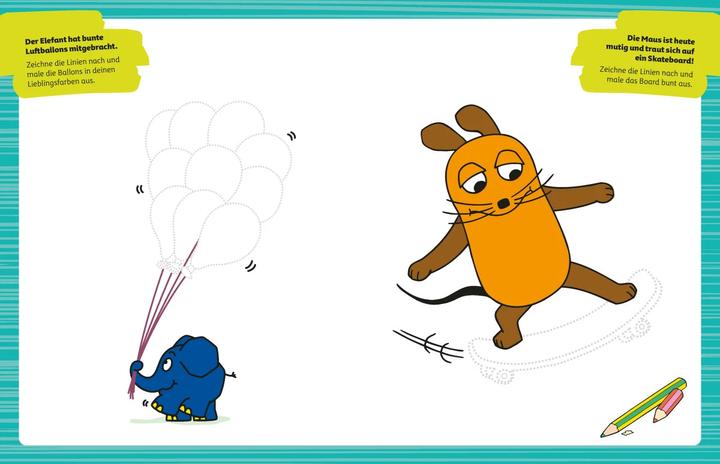 Produktbild Zeichnen lernen mit der Maus für Kinder ab 5 Jahren