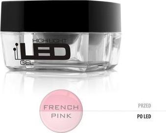 Immagine prodotto Silcare Gel a led ad alta luminosità Gel a media intensità per l'artiglio rosa francese 15G