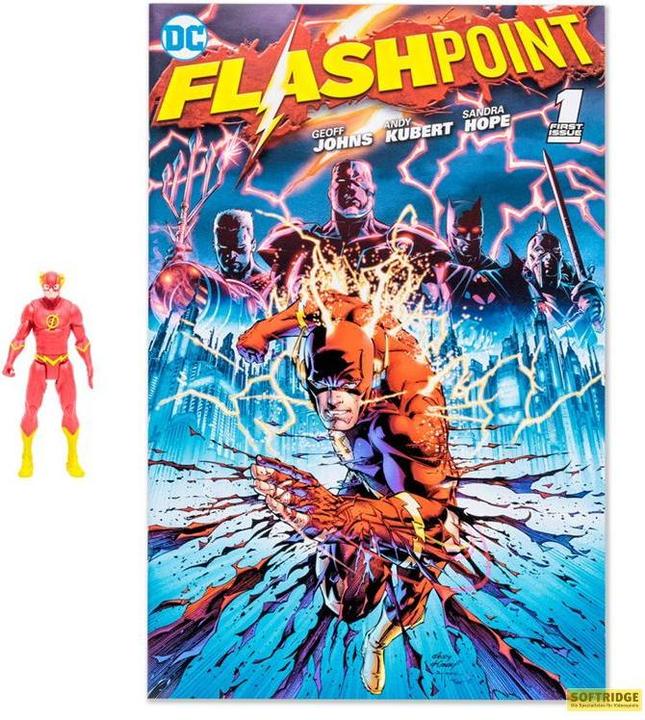 Produktbild McFarlane DC - The Flash - Figurine Page Punchers 8cm et Comic "Flashpoint" (UK)