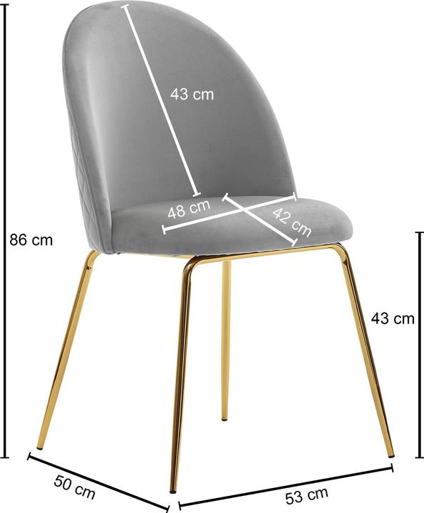 Produktbild Wohnling Esszimmerstuhl