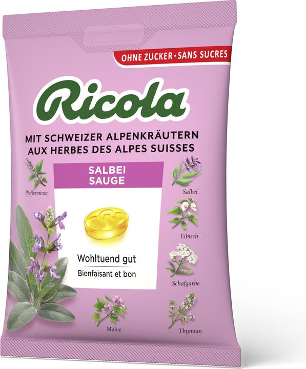 Produktbild Ricola Salbei Kräuterbonbons ohne Zucker mit Stevia (1 Stk., 125 g)