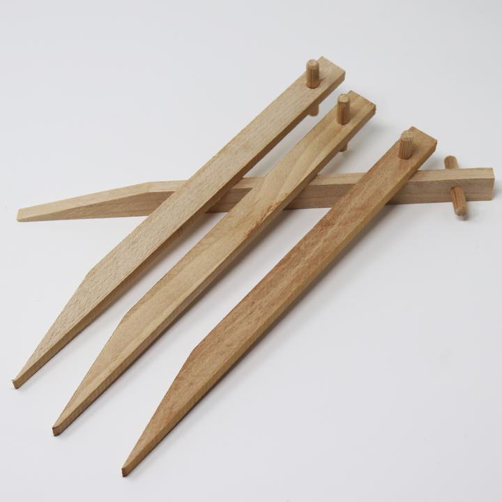 Produktbild Aquagart 20 Erdanker aus Buchenholz I Holz Bodenanker Holzpock Befestigungsanker