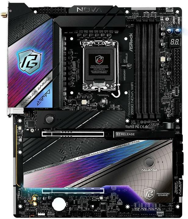 Produktbild AsRock Z890 Nova WiFi Intel DDR5 S1851 (LGA 1851, Intel Z890, ATX)