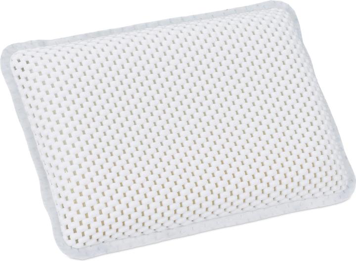 Actual product image Relaxdays Bath Pillow, With 8 Suction Cups (28.5 x 5.5 x 19 cm)